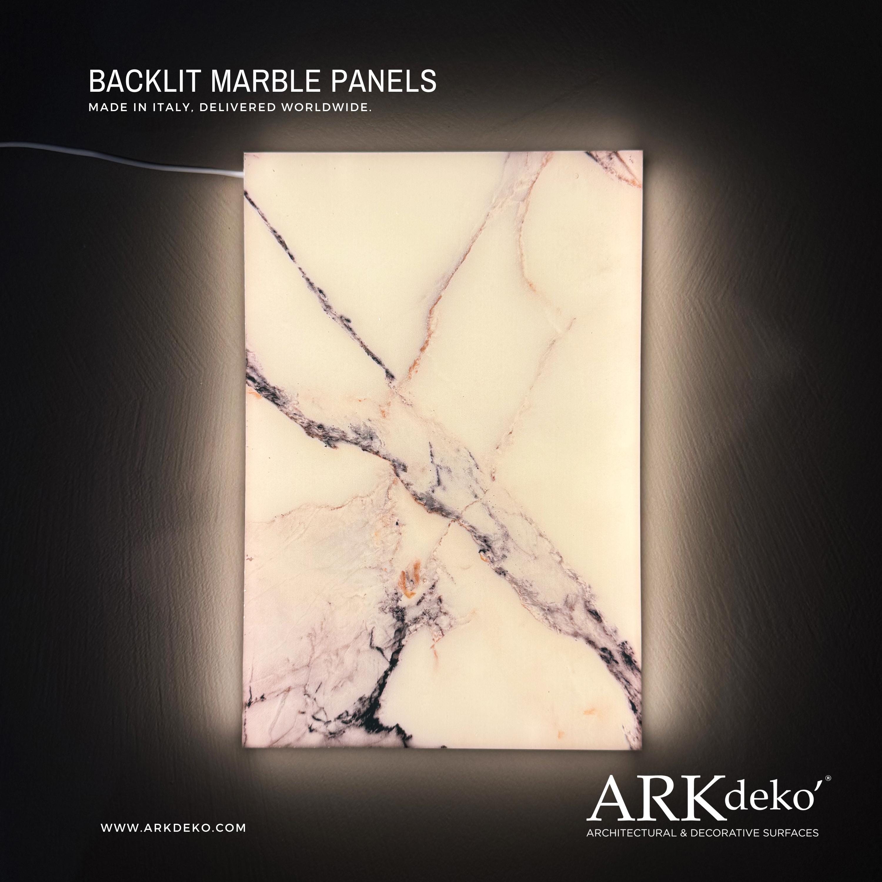 SAMPLE: Backlit Quartzite Artworks Panel, Lighting and Creative Marble design, Onyx, Quartz, Stone, Marble panels for lighting Walls.
