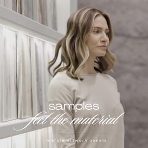 Marble Look Panel Sample: A4 Size, Decorative Wall Cladding for Accent Walls, Coverings, Cabinets, Dressers