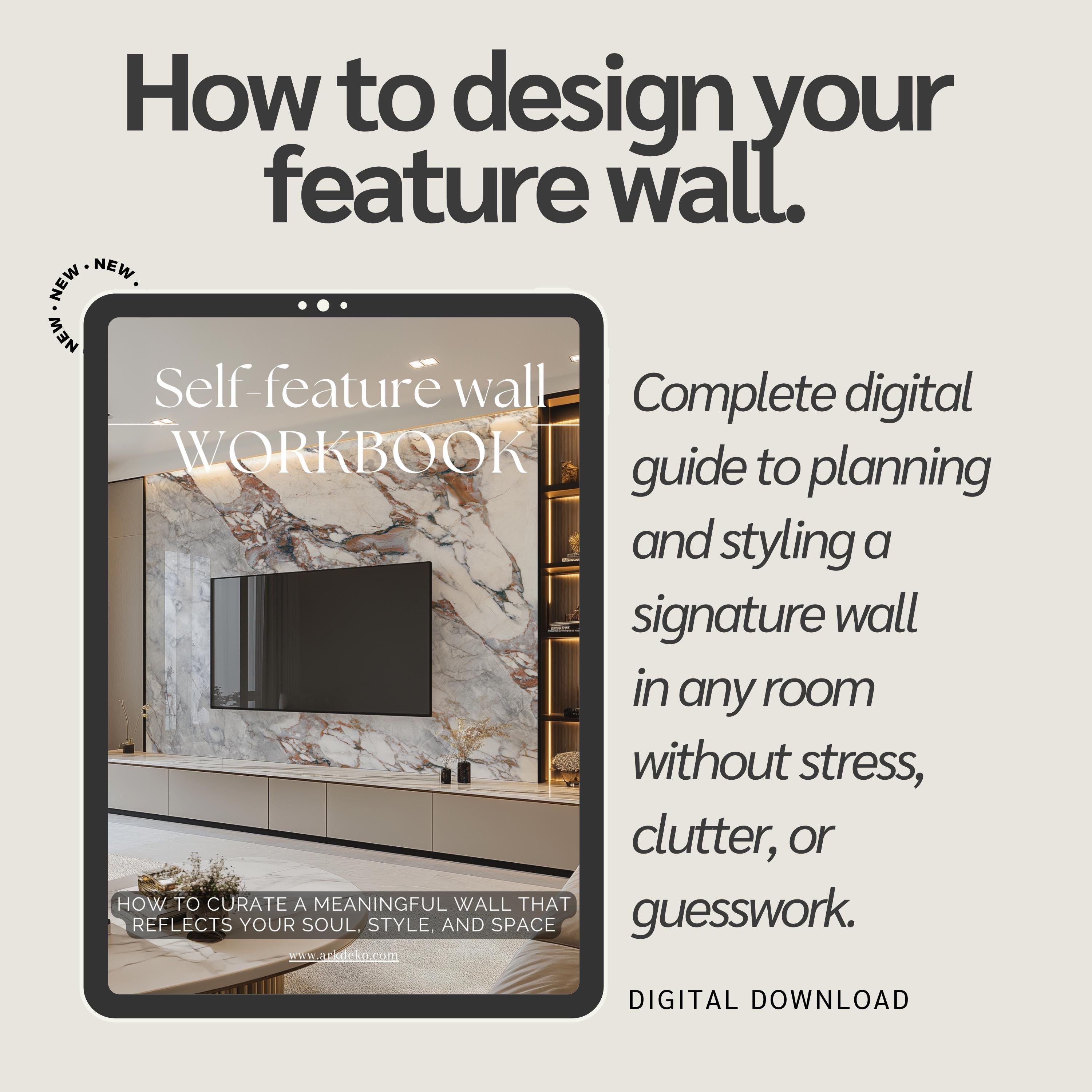 Feature Wall Design Guide – DIY Interior Styling Workbook (digital PDF ...