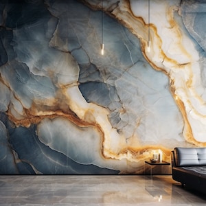 Marble wall panels, decorative polishes, fine Onyx and Quartzite marble collection, in customized synthetic glass, made in Italy.