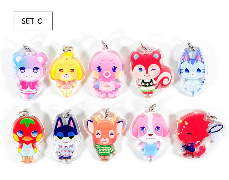 ACNH Keychains Mini Charms ACNH Etsy Australia