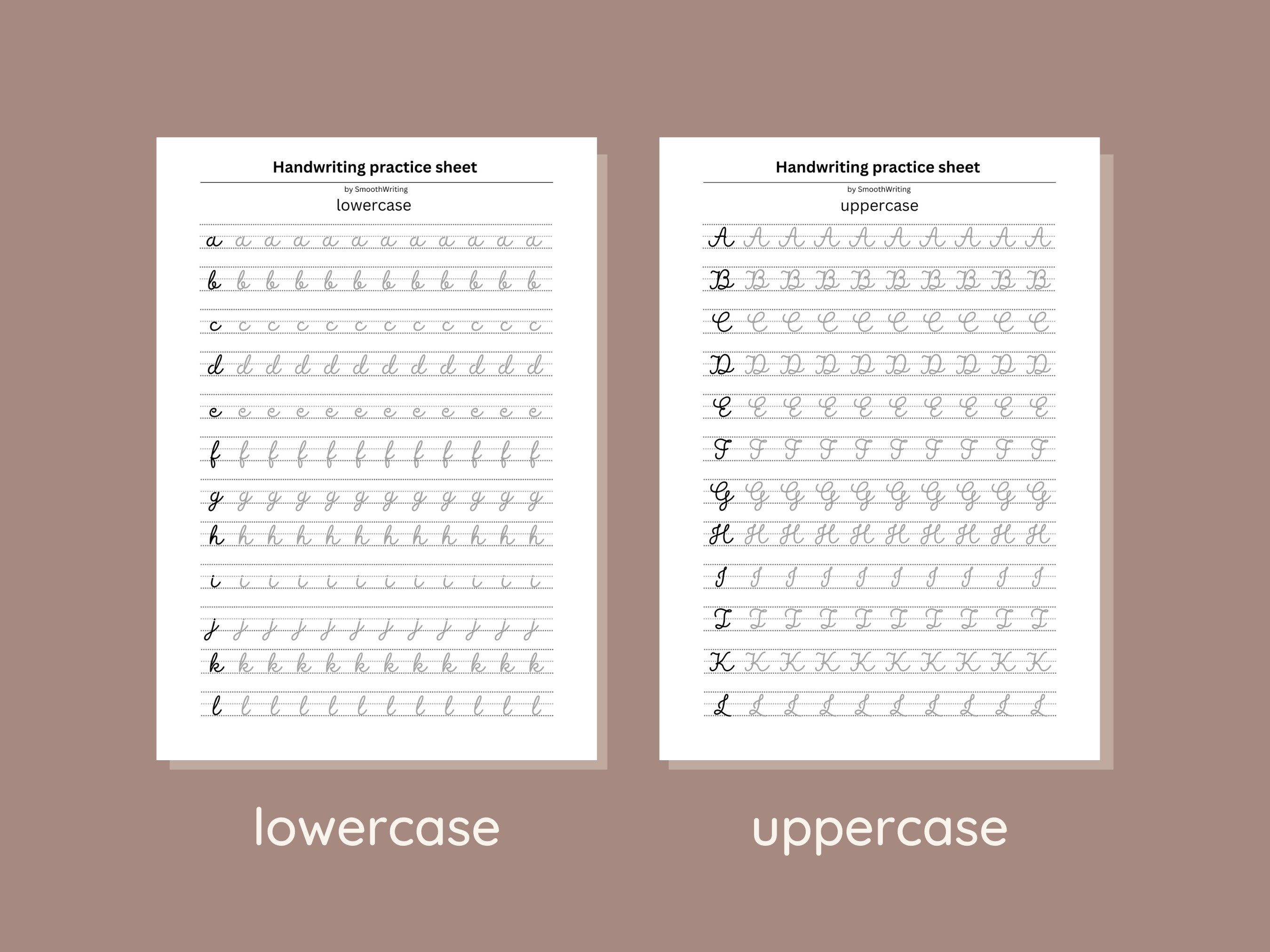 Cursive Printable Handwriting Worksheet for All Ages - Etsy