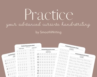 Cursive printable handwriting worksheet for all ages
