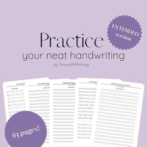 究極の手書き練習シート、印刷可能な手書きワークシート、手書きのレタリング練習、アルファベットの書き方練習、文字のトレース