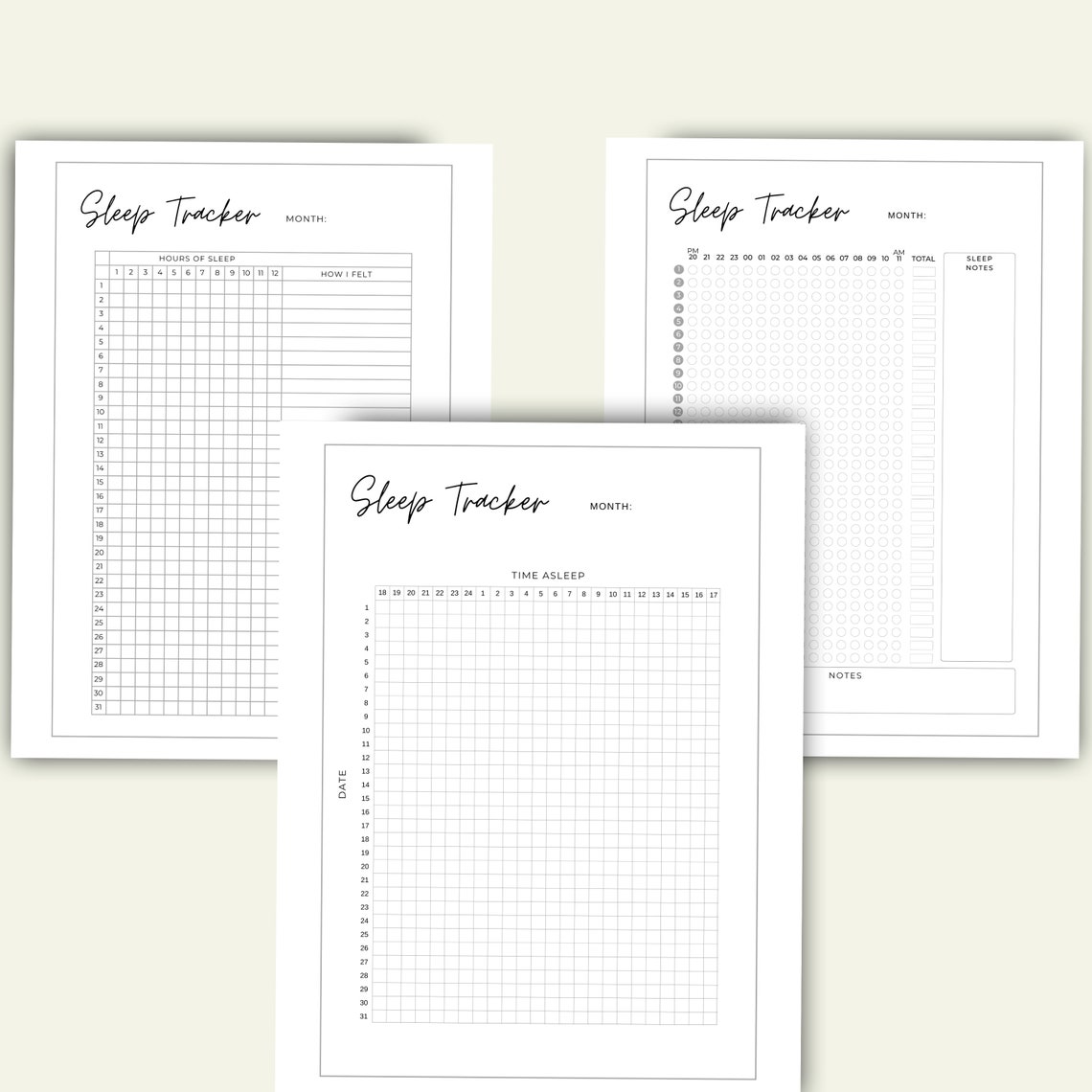 monthly-sleep-tracker-sleeping-chart-daily-habit-log-bujo-journal