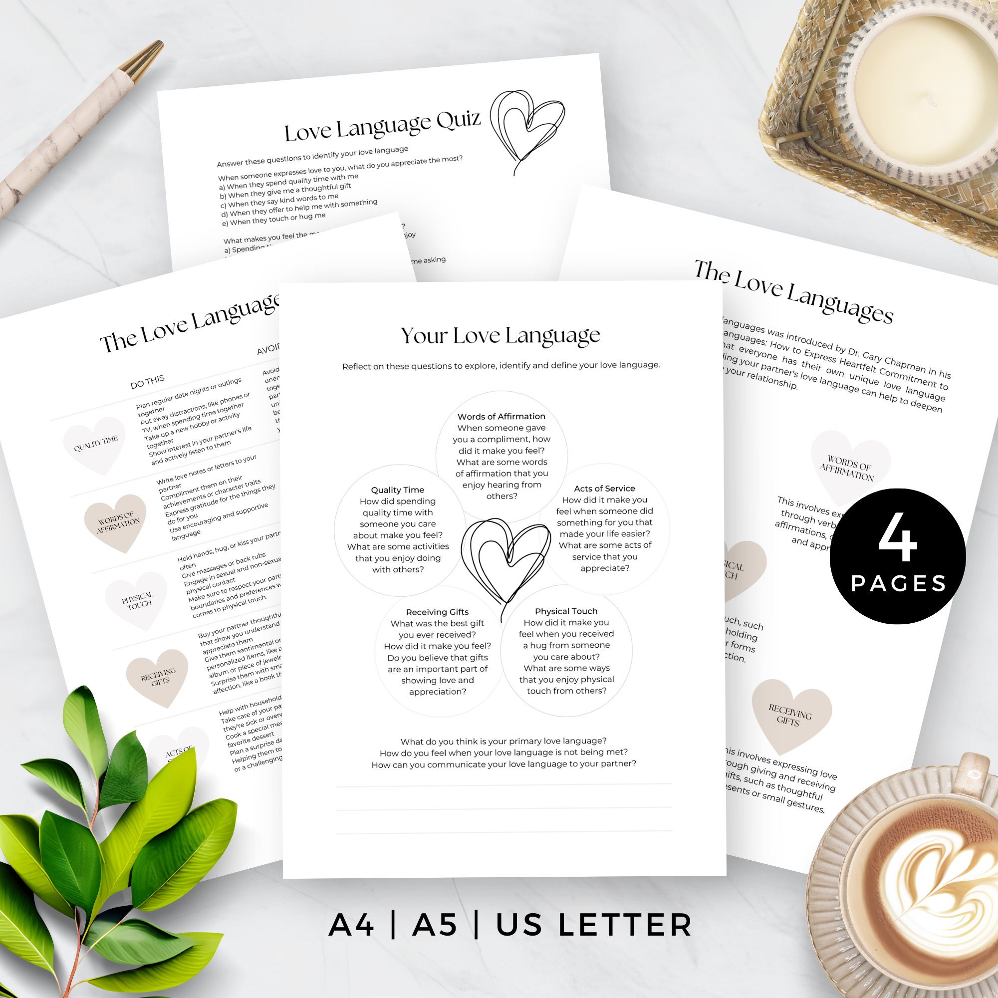 Love Language Quiz - Etsy