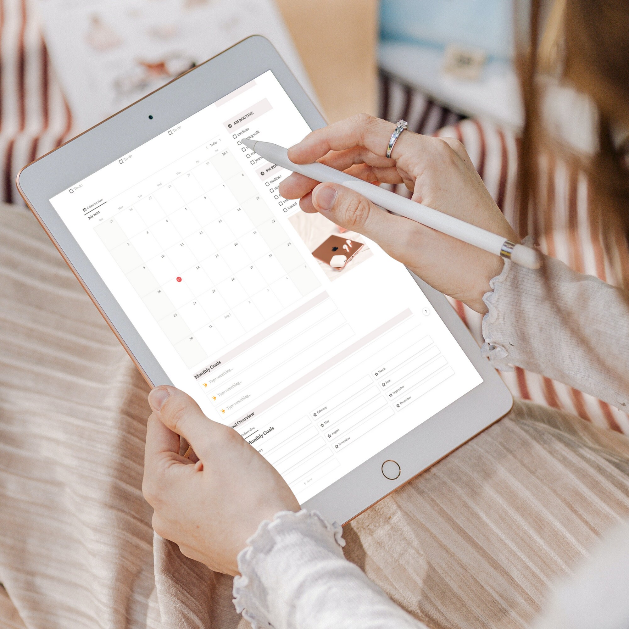 Notion Life Planner Template, Simple Aesthetic, All in One Personal