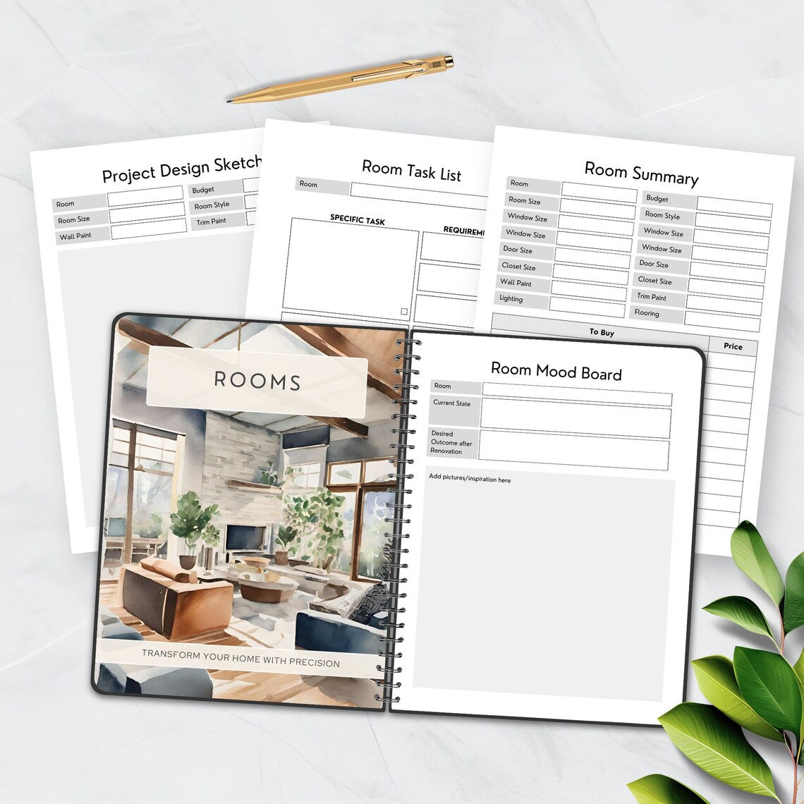 Home Renovation Organizer, Remodel Planner, Budget and Expenses Tracker ...