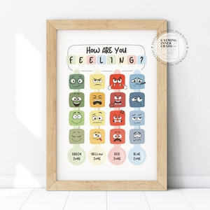 Zones of Regulation Thermometer Poster, Self Regulation, How Are You Feeling, Emotions Chart, Calm Down Corner, Emotional Learning, Decor