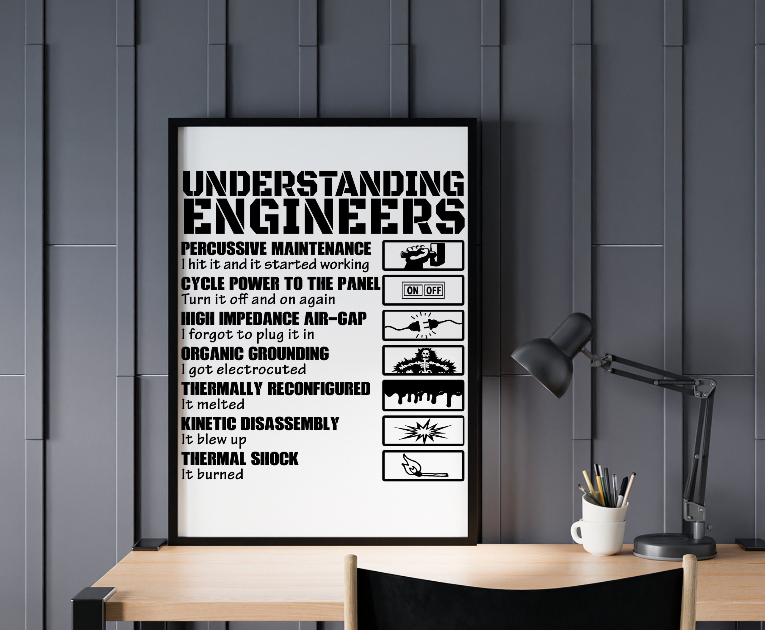 Engineer Print Engineer Poster Engineering Gifts Engineers - Etsy