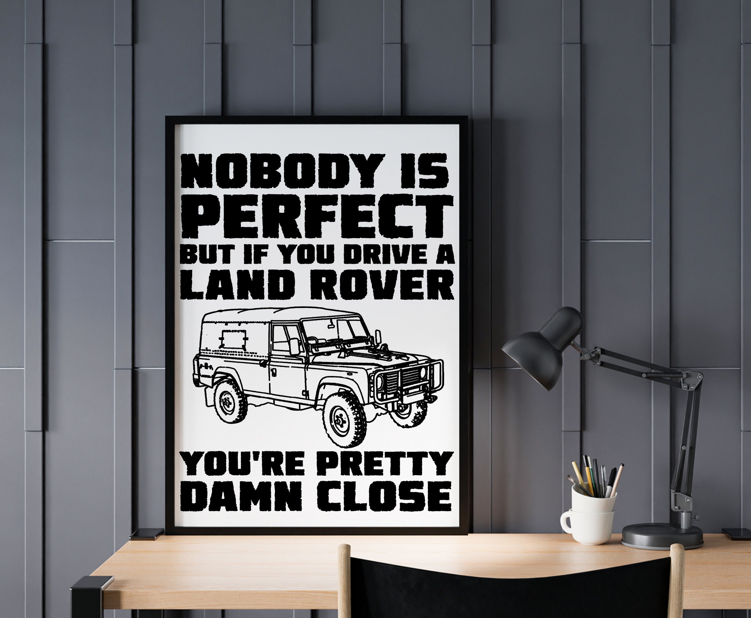 Land Rover Defender Print, Land Rover Poster, Landrover Wall Art, Landy ...