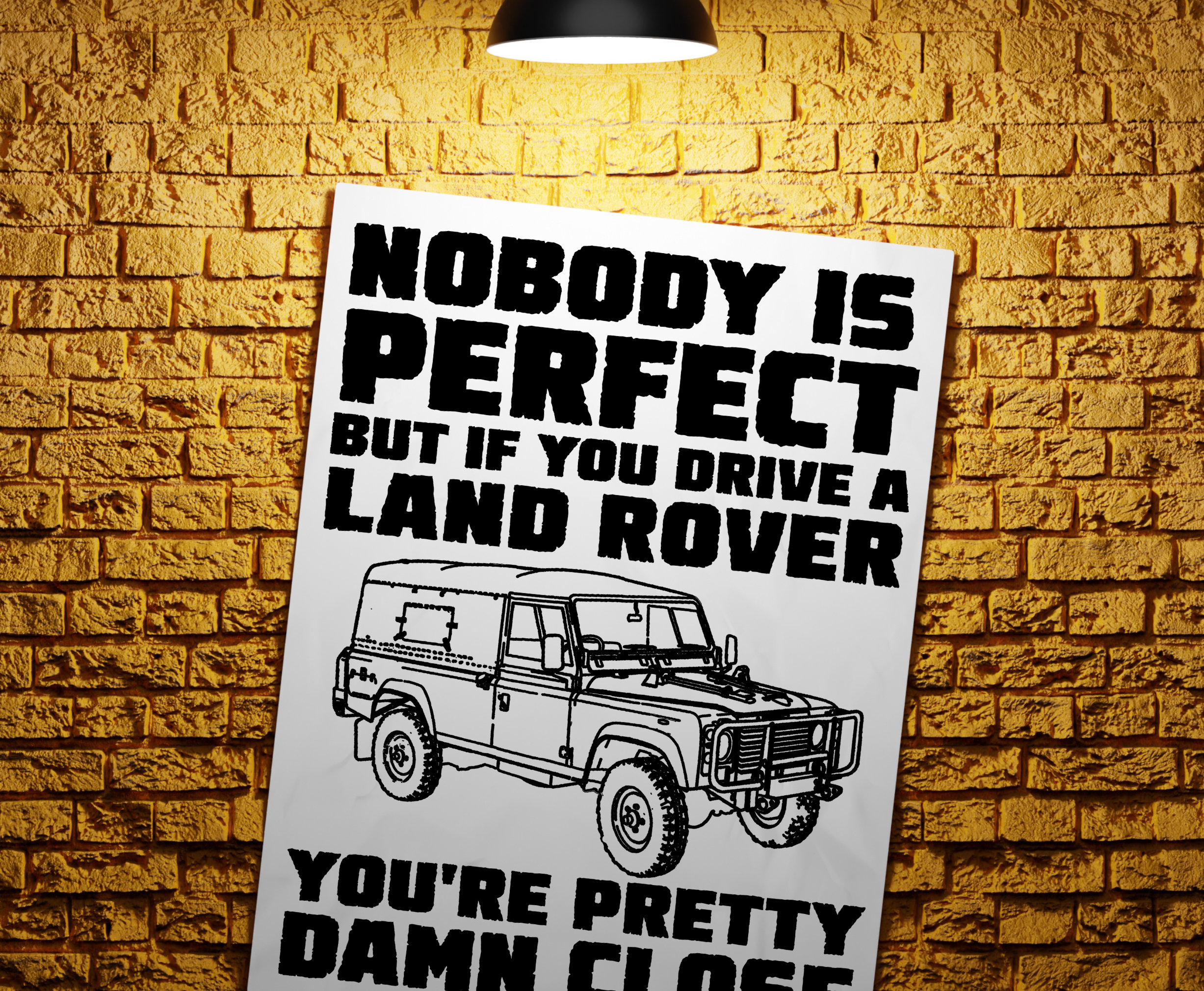 Land Rover Defender Print, Land Rover Poster, Landrover Wall Art, Landy ...