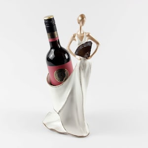 Wine holder | Wine bottle holder | Lady in White | Wine bottle holder | Wine lovers | Red Wine Bottle Rack | Red Wine Bottle Cage