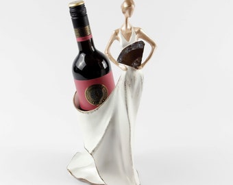 Wine rack | Wine bottle holder | Lady in White | Wine bottle holder | Wine lover | Red wine bottle stand | Red wine bottle holder