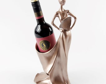 Wine rack | Wine bottle holder | Lady in Gold | Wine bottle holder | Wine lover | Red wine bottle stand | Red wine bottle holder