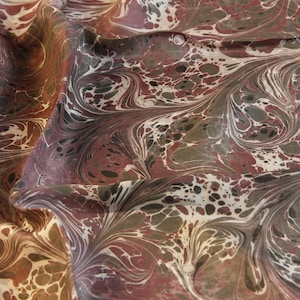 Silk scarf handmade | Silk scarf | Women | Gray Bordeaux | Elegant & Luxurious | Ebruli | 100% silk | Unique designer scarf