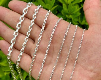 NKlaus Anchorchain Collar De Plata 925 80cm De Largo Anchor Chain Width: 3,7mm Ladies Necklace 4481