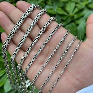 925 Sterling Silver Vintage Chain Necklace or Bracelets