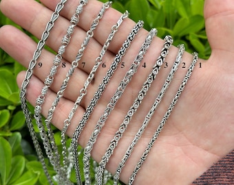 925 Sterling Silver Vintage Chain Necklace or Bracelets