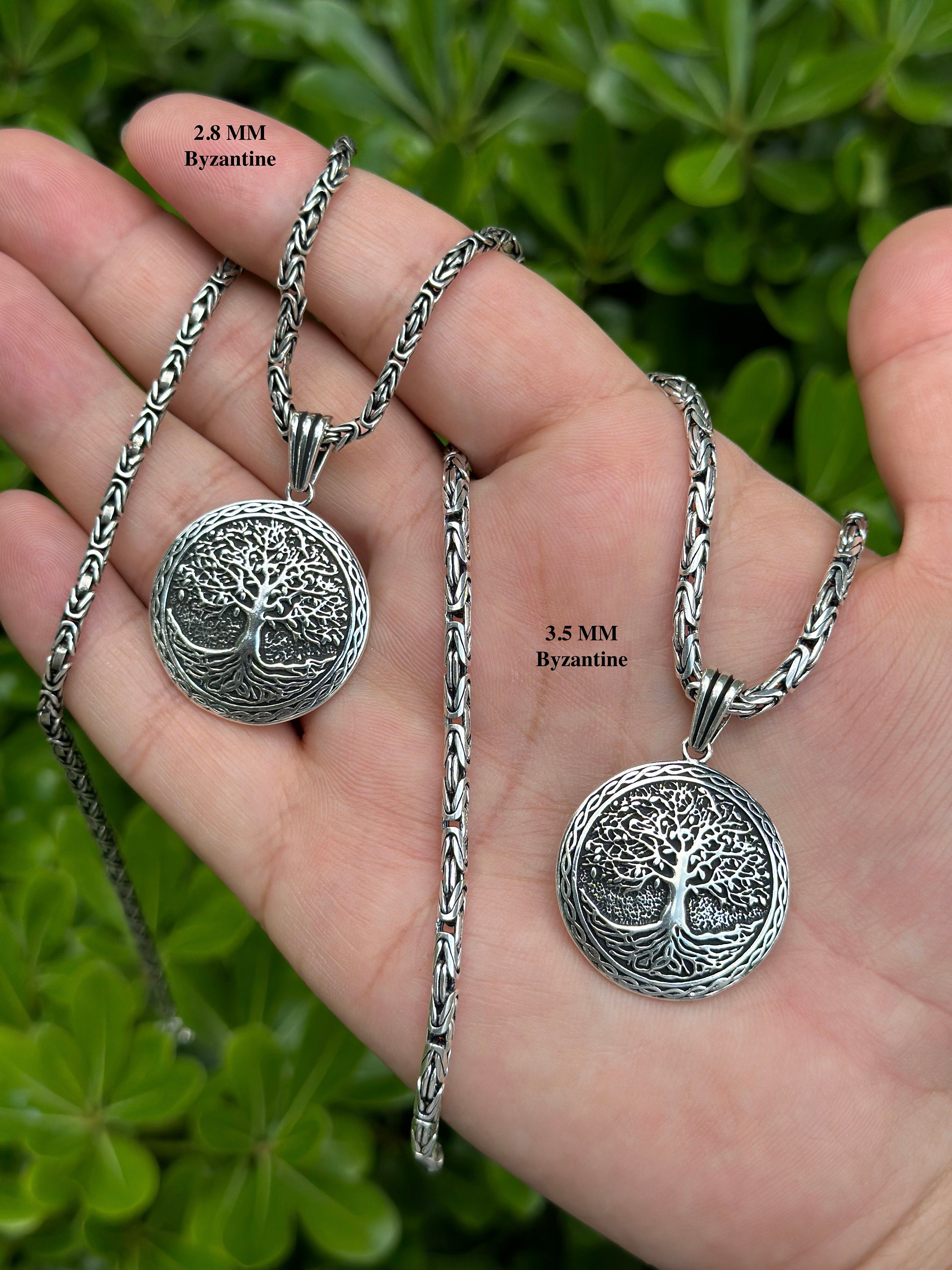 925 Sterling Silver Tree of Life Necklace, Tree of Life Pendant