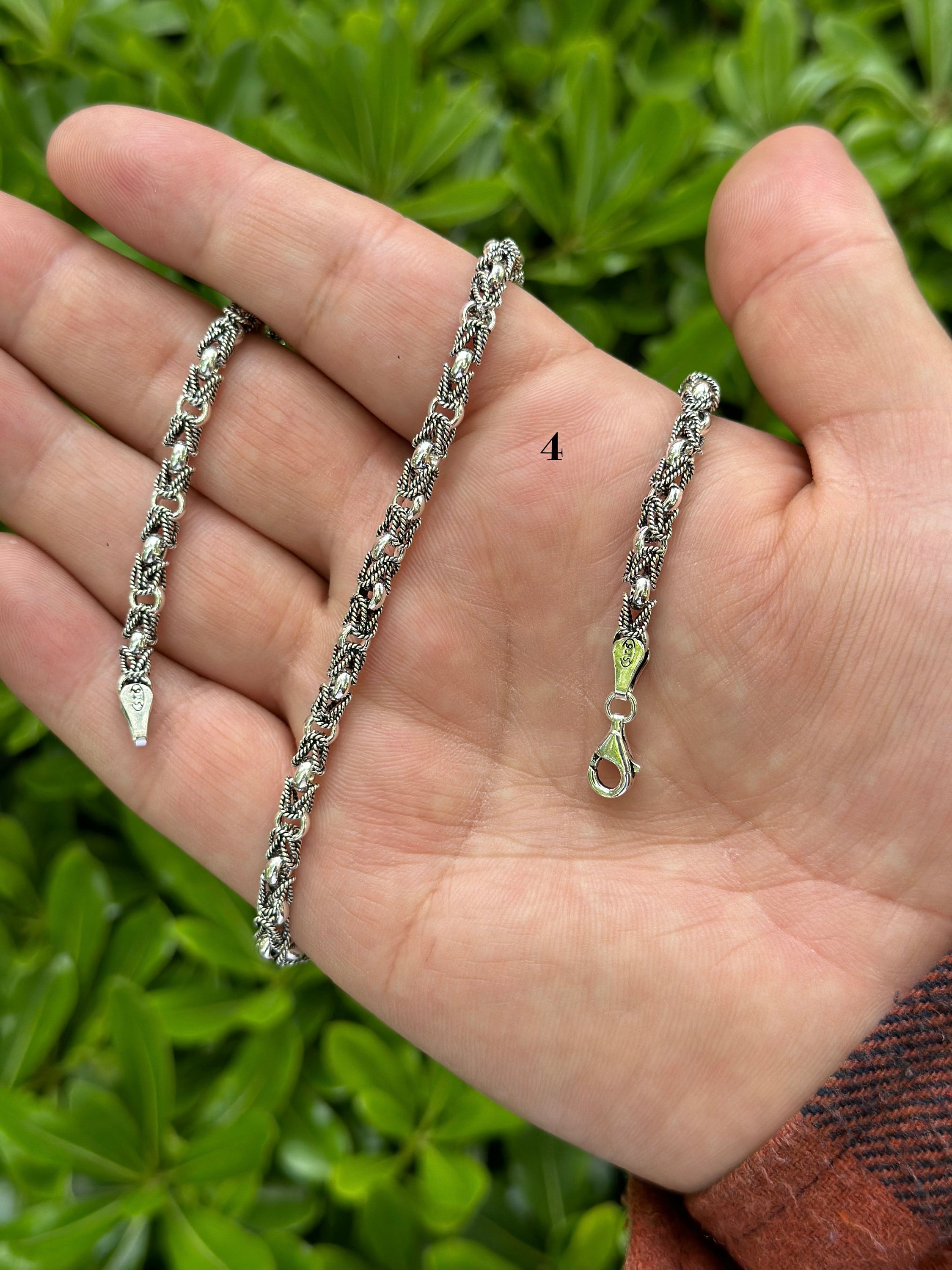 925 Sterling Silver Vintage Chain Necklace or Bracelets 925 Sterling Silver Vintage Chain Necklace or Bracelets