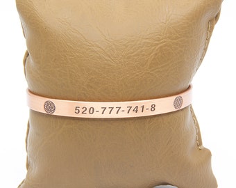 Grabovoi 520-777-741-8 Bracelet by SBUnique • Copper Cuff Bracelet • Bracelet With Meaning • Perfect Gift • for Her & for Him