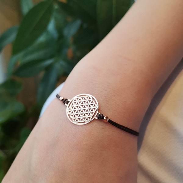 Flower of Life Bracelet by SBUnique • Rope Copper Bracelet • Sustainable Jewelry • Bracelet With Meaning • Perfect Gift • for Her & for Him