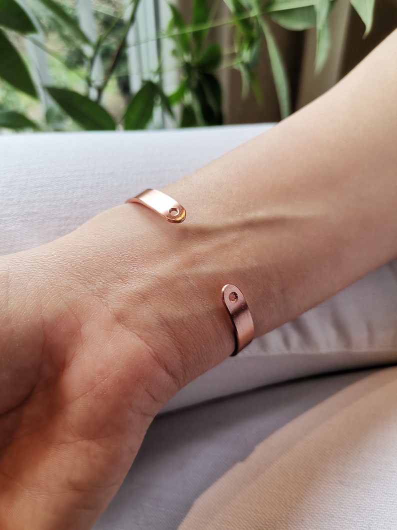 Grabovoi 520-777-741-8 Bracelet by SBUnique Copper Cuff Bracelet Bracelet With Meaning Perfect Gift for Her & for Him image 6