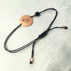 Capricorn Zodiac Sign Bracelet by SBUnique • Birthstone Bracelet • Astrology Jewelry • Horoscope Jewelry • Birthday Gift