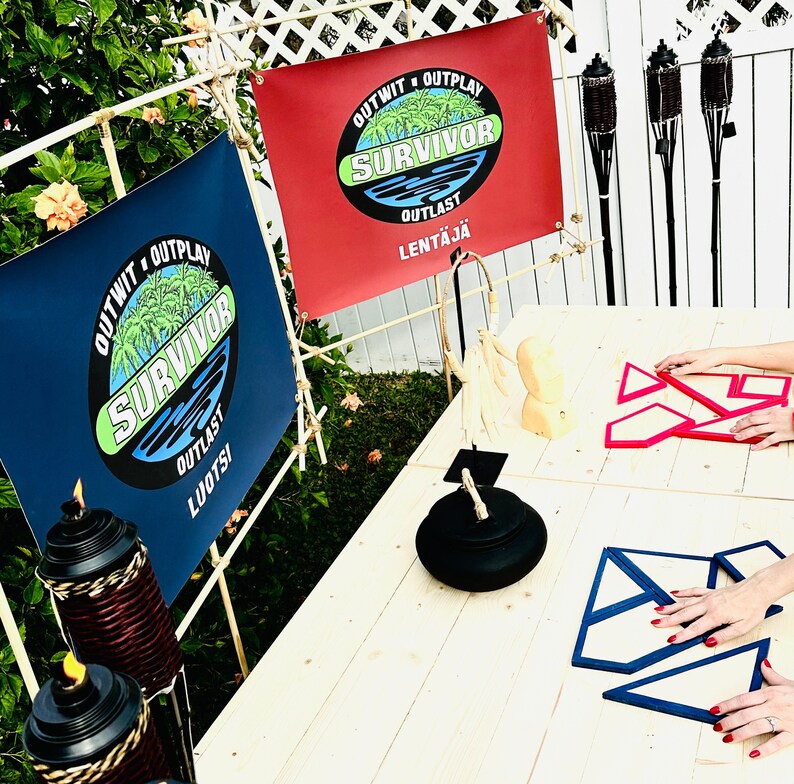 Survivor Games Tribal Flags Instant Download - Etsy