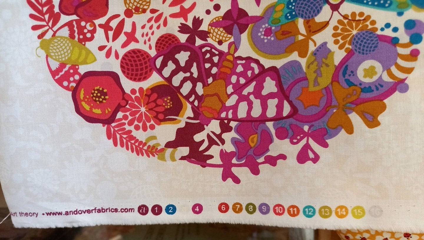 Alison Glass Art Theory Quilt Panel Etsy