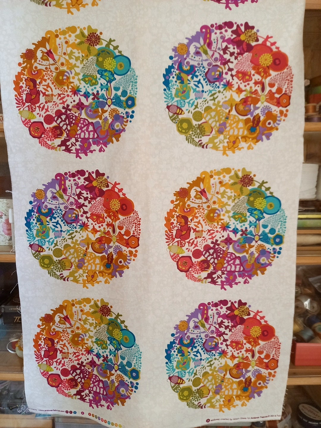 Alison Glass Art Theory Quilt Panel Etsy