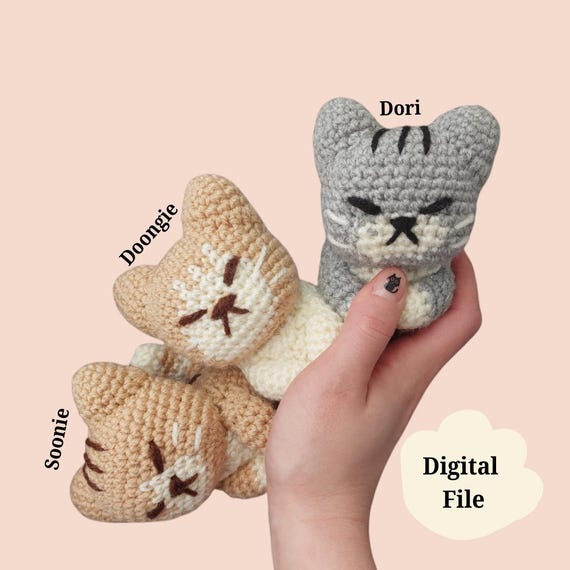 妖精？猫？うさぎ？狐？ 架空空想生物 アートドール ハンドメイド(説明欄必読) Soondoongdori Crochet Pattern PDF | Stray Kids Inspired Amigurumi