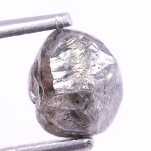 1.96 Carat Grey Rough Diamond, Natural Uncut Raw Diamond, Earth Mined Loose Diamond For Custom Jewelry, Ethical & Rare Gift For Women