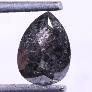 Diamante naturale sciolto da 0,78 ct, 7,15 x 5,18 x 2,78 mm, taglio a pera, diamanti di sale e carta, veri diamanti senza conflitti per anello e orecchino.