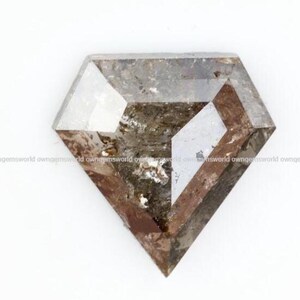 0.99 Ct Pentagon Cut Salt & Pepper Diamond Natural Included Loose Diamond Rustic Galaxy Diamond for Unique Engagement Jewelry