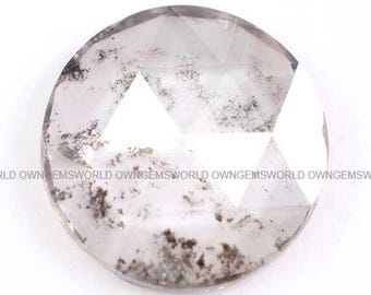 Runder Diamant im Rosenschliff von 1.67 Ct, Labor gewachsener Diamant, loser Diamant für Verlobungsringe, brillanter transparenter runder Diamant