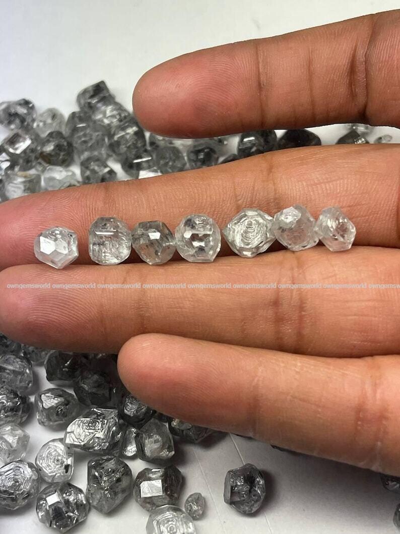 5.0 Ct Rough Lab Grown Diamond Lot DEF Color, 1–2 Ct Each Raw Loose Cvd Diamonds for Custom Jewelry Making
5.0 Ct Rough Diamond / Raw Diamond / Loose Diamond / Rough Lab Diamond / Lab Grown Diamond / DEF Color Diamond / Diamond For Ring / Use For Jewelry / Irregular Shape / Jewelry Making / Conflict Free / Eco Friendly / Engagement Ring / Gift For Women