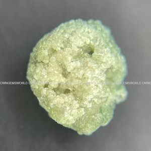 Rare 2.0 Ct Green Rough Diamond, Raw Uncut Green Diamond, Natural Look Rustic Diamond Specimen, Collector Stone for Jewelry Making