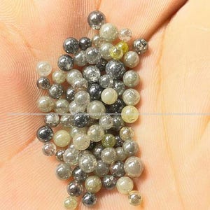 6.51 Ct Natural Diamond Round Cabochon Lot, Grey Rustic Loose Diamonds Mix Color Balls Shape Diamonds for Jewelry Making
6.51 Ct salt and pepper diamond, round cabochon diamond, rustic diamond lot, natural loose diamond, grey diamond parcel, small round diamonds, raw diamond lot, jewelry making diamonds, natural diamond parcel, round rose cut diamond, artisan jewelry diamond, conflict free diamond, diamond bead lot, natural grey diamond, tiny loose diamonds