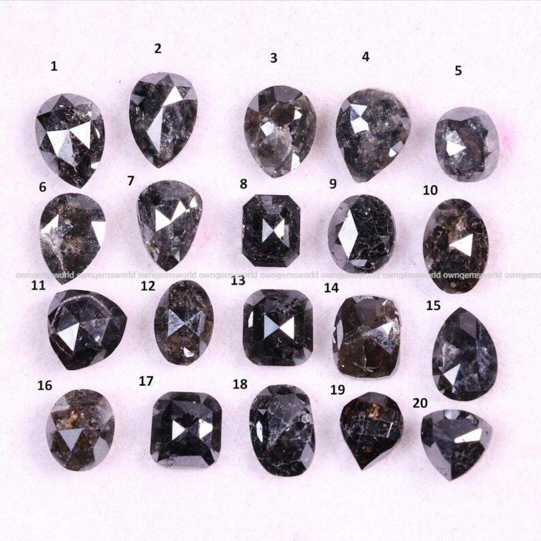 Natural Fancy Polished Diamond, Mixed Shape Loose Diamonds, Rustic ...