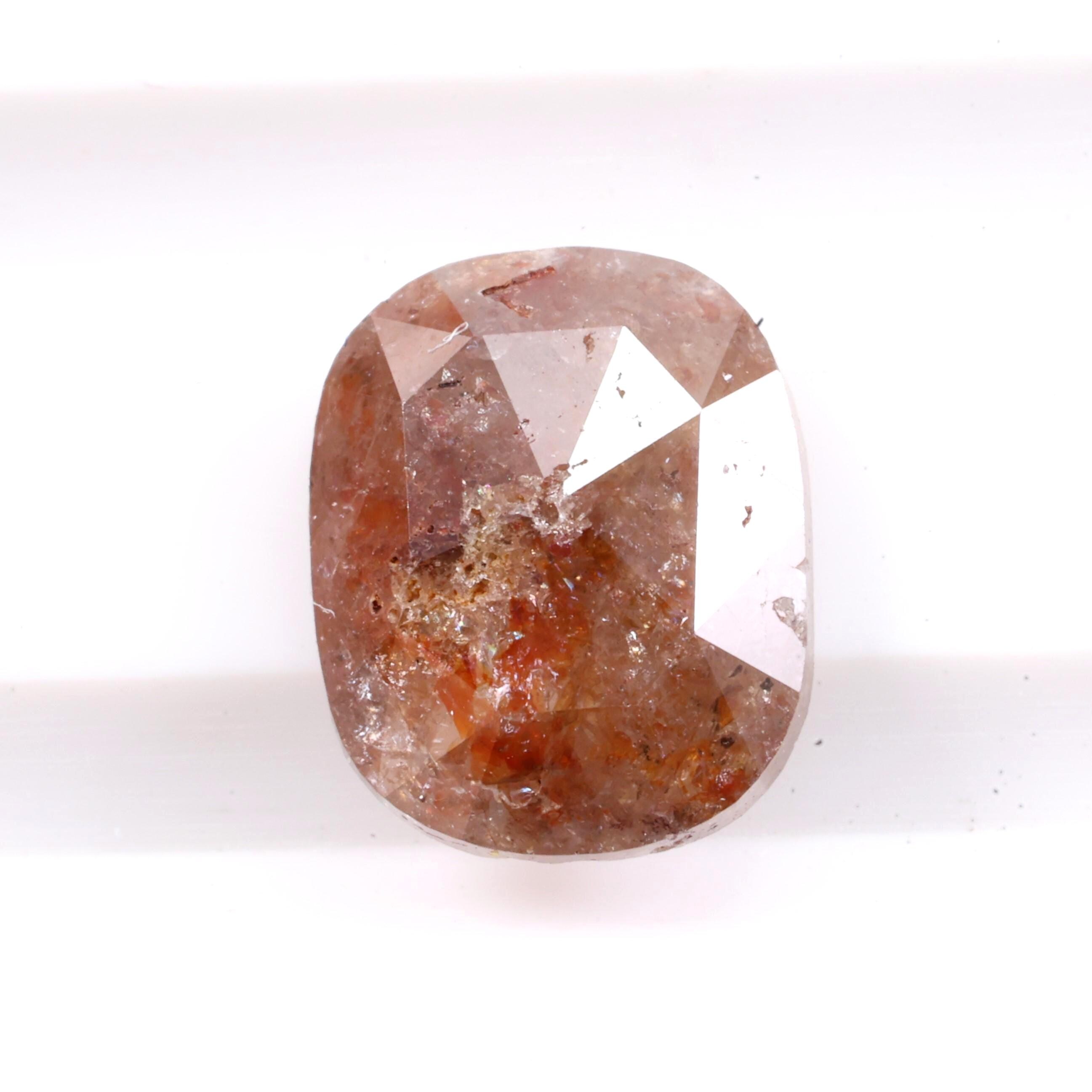 Poussière De Diamant Rouge Naturel 10 Ct - Brut Non Taillé - Lot Pour Collection Ou Création