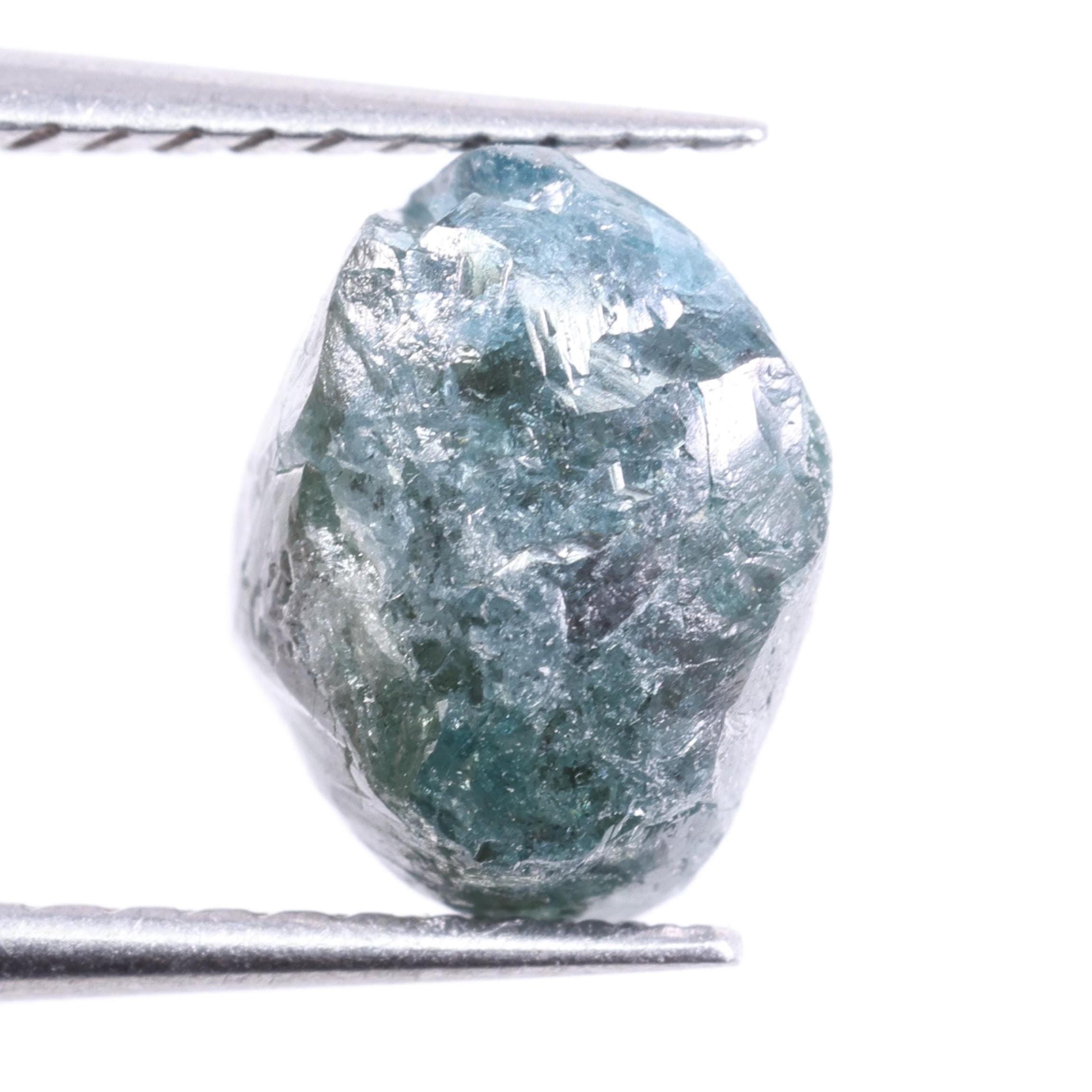 Lot De Diamants Bruts Bleus Naturels - 4.40 Carats - Pierres Extraites En Afrique Du Sud