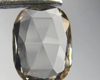 Labor Diamant im Kissenschliff 0.35 Ct, Loser Stein 6.86x4.98x0.73 mm (CVD), im Labor hergestellter Diamant für edlen Schmuck