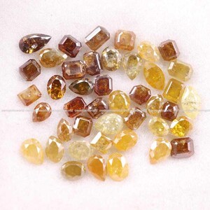 Natural Rustic Yellow & Brown Diamond Lot, Mixed Shape Rose Cut Loose Diamonds, Real Earth-Mined Stones for Custom Jewelry
brilliant cut diamonds, mixed color diamonds, brown brilliant diamond, salt and pepper diamonds, fancy color loose diamonds, wholesale diamond lot, loose diamonds for jewelry, handmade jewelry supplies, mixed brilliant cut gems, rustic round diamonds, jewelry designers diamonds, fine jewelry stones, wholesale gemstone supply, brilliant cut diamond mix