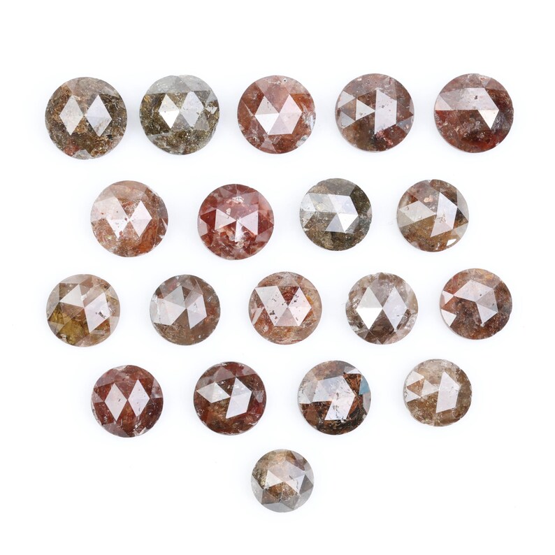 9.62 Ct Natural Round Rose Cut Diamond Lot Rustic Loose Multi Color ...