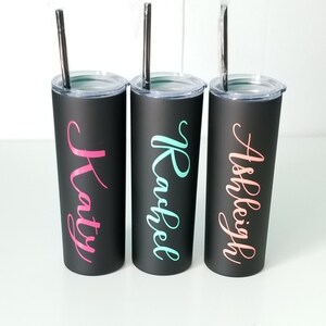 Set of 2, 3 or 4 Personalized 20 oz Tumblers