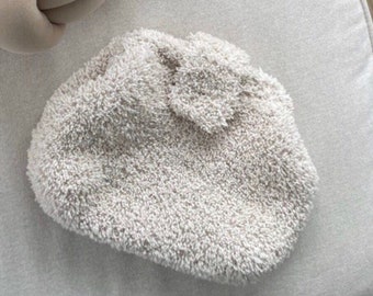 Pouch Clutch for women Handbag | Teddy Crochet Purse Bag For Wedding | Pouch Clutch Custom Makeup Bag