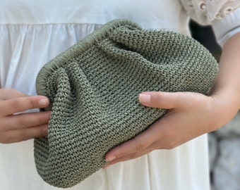 Handmade Raffia Bags: Small & Large, Crochet Styles / Natural Chic Accessories / Eco-friendly Bags