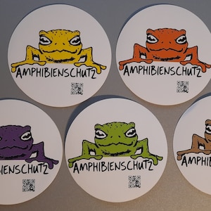 Amphibian Protection Sticker Pack of 5